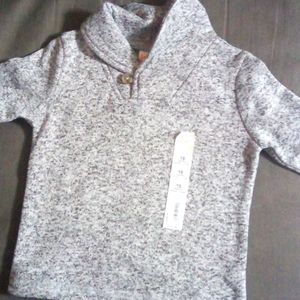 Boys 18 months Shawl collar sweater fleece